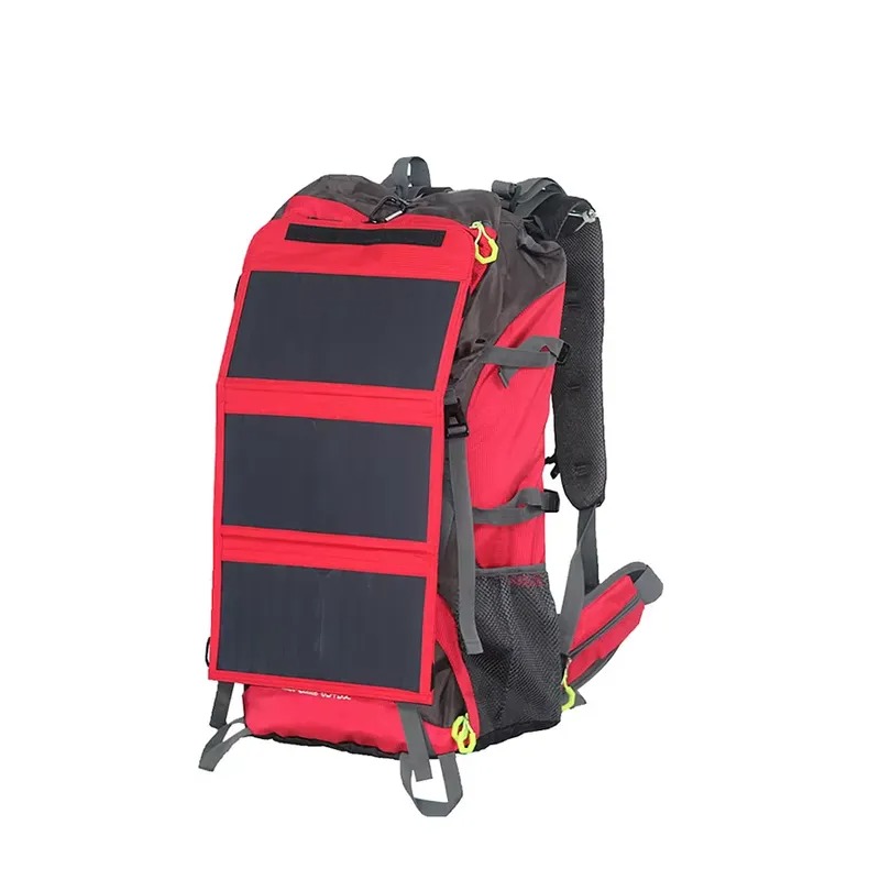 Hiking Backpack Waterproof - 2026 맞춤형 태양광 패널 백팩 스마트