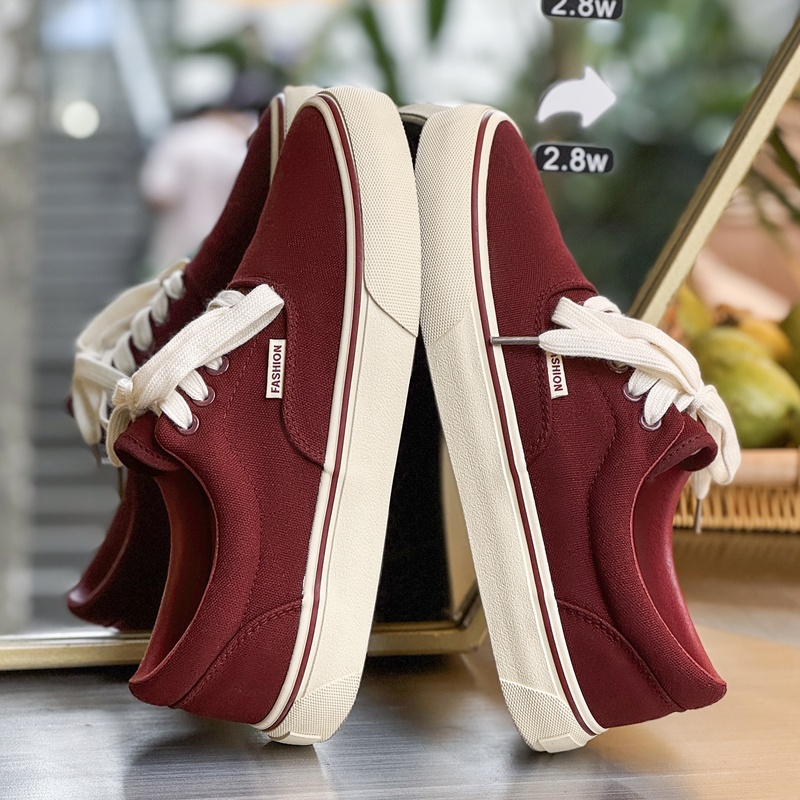 Vans Shoes Old Skool - 남성 클래식 캔버스 신발 캐주얼 로우탑