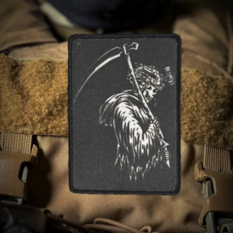 리퍼 해골 기분 배지 해골 전사 전술 패치 죽음의 낫  - Urban Backpack Tactical 리뷰 및 가격